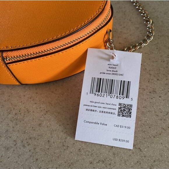 Kate Spade Love Shack Mini Heart Crossbody Bag NWT - Picture 5 of 5